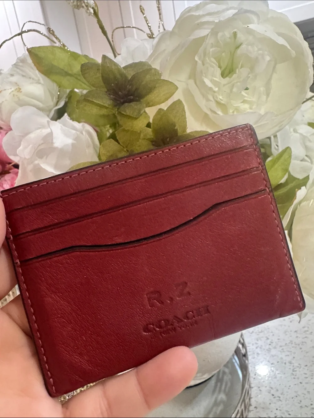 🤍Coach Genuine Leather Card Holder